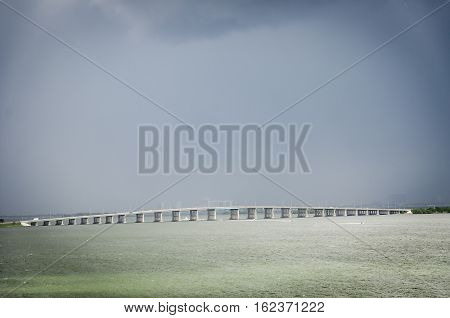 The Julia Tuttle Causeway In Miami Florida