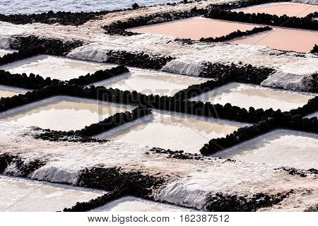 Salt Flats In The Canry Islands