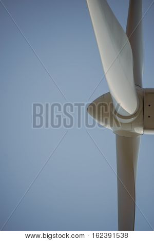 Windturbine At Sunny Day