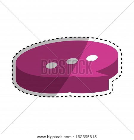 Bubble comic speakbox icon vector illustration graphic design