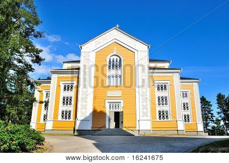 Finlândia Oriental. Igreja em Kerimaki