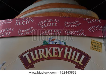 COLUMBIA, PA - OCT 9: Turkey Hill Experience in Columbia, PA, as seen on Oct 9, 2016. The 17,000-square-foot attraction opened in 2011 and pays homage to Turkey Hill's history while highlighting its ice cream and iced tea-making processes.