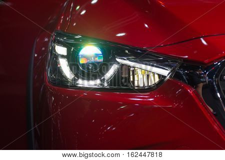 Car Headlight Or Headlamp
