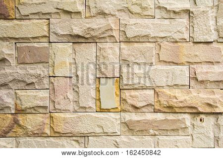 Abstract weathered seamless texture stained old stucco light gray and aged paint white brick wall background in rural room grungy rusty blocks of stonework technology. High resolution white brick