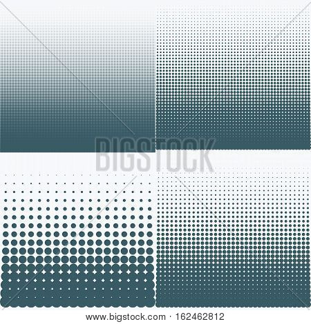 Vector illustration of a halftone pattern. Stock vector