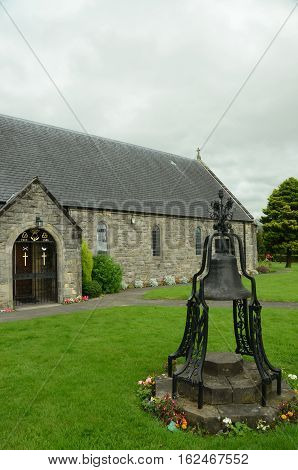 A view of the church in Tullibody