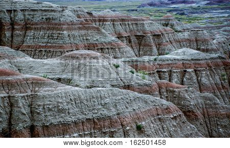 Badlands National Park Mountains South Dakota USA