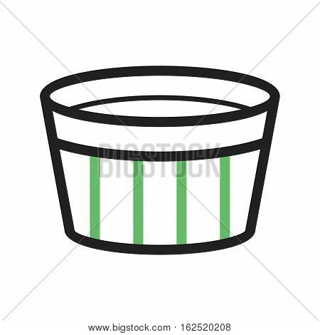 Creme, brulee, dessert icon vector image. Can also be used for european cuisine. Suitable for mobile apps, web apps and print media.