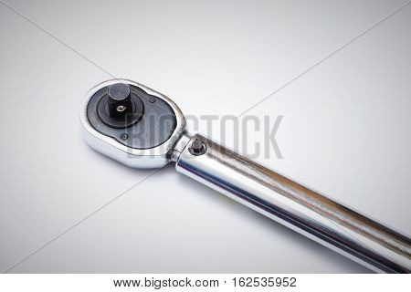 New torque wrench on a white background