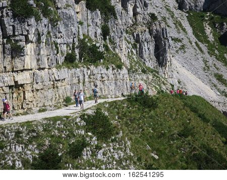 peaks mountains Valli del Pasubio Trentino Italy