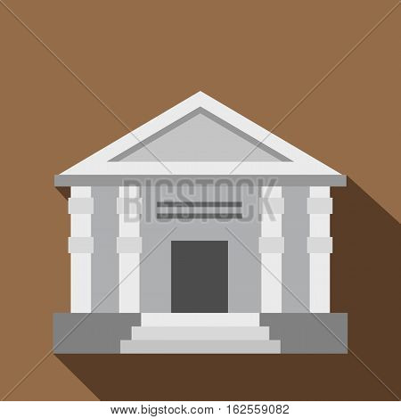 Colonnade icon. Flat illustration of colonnade vector icon for web