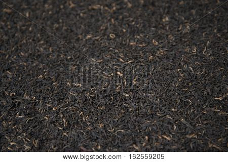 Indian Black Tea Scattered On The Table.