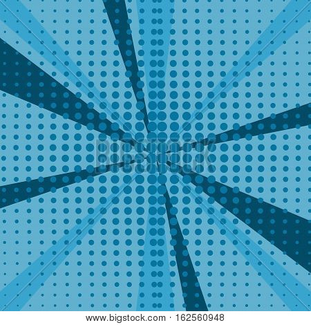 blue pop art background illustration retro desing