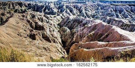 Badlands National Park Valley South Dakota USA