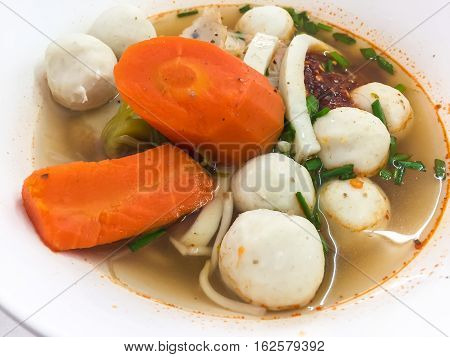 Thai noodles. Asian food Thai food. delicious.