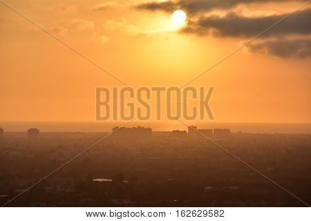 Baldwin Hills Overlook Sunset