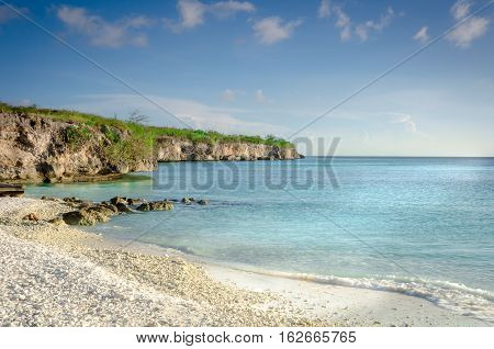 Beach On A Caribbean Island