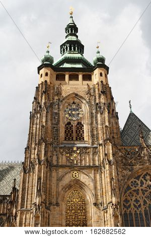 Cathedral Of St. Vitus, Vaclav And Voiteha. Prague, Czech