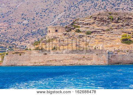 Spinalonga Island With Medieval Fortress, Crete