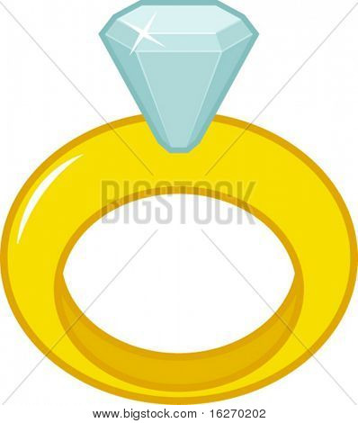 anillo de bodas de diamante