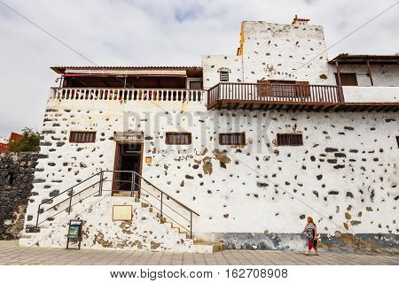 Garachico, Tenerife Island, Spain, 08 June 2015: Street Of Garachico Town On Tenerife Island, Canary