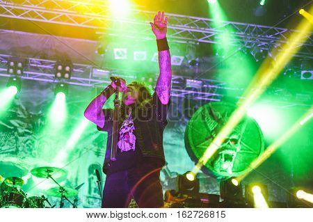 TOLMIN, SLOVENIA - JULY 25TH: AMERICAN THRASH METAL BAND TESTAMENT PERFORMING AT METALDAYS FESTIVAL ON JULY 25TH, 2016 IN TOLMIN, SLOVENIA