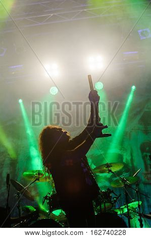 TOLMIN, SLOVENIA - JULY 25TH: AMERICAN THRASH METAL BAND TESTAMENT PERFORMING AT METALDAYS FESTIVAL ON JULY 25TH, 2016 IN TOLMIN, SLOVENIA