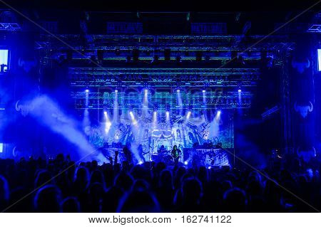 TOLMIN, SLOVENIA - JULY 25TH: AMERICAN THRASH METAL BAND TESTAMENT PERFORMING AT METALDAYS FESTIVAL ON JULY 25TH, 2016 IN TOLMIN, SLOVENIA