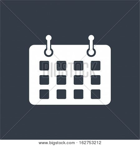 agenda note calender flat design, web seo icon