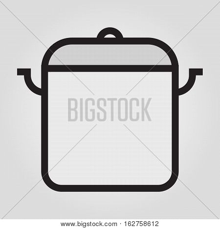 Stew Pan Icon Trendy Vector & Photo (Free Trial) | Bigstock