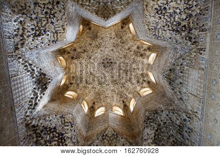 Interior Of Alhambra, Granada