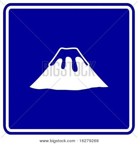 signe de montagne volcan