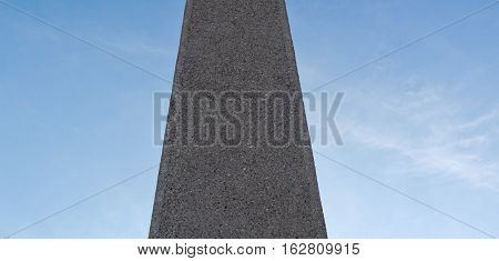Obelisk, an abstract fragment of the obelisk, a stone obelisk fragment.