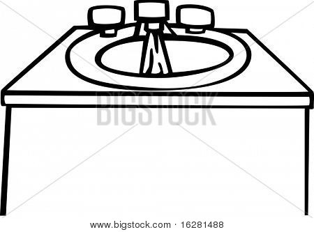 lavatory with running water