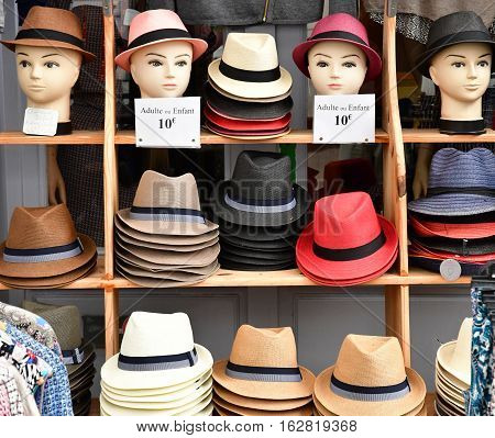 La Flotte France - september 27 2016 : a hat shop