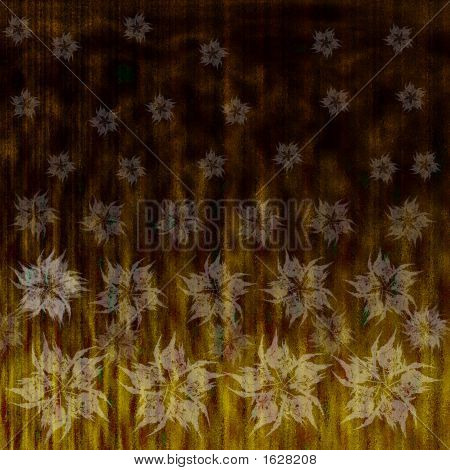 Grunge Background con fiori astratti
