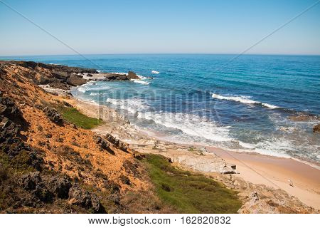 Ocean Coast on Southwest Alentejo and Vicentine Coast Natural Park, Portugal