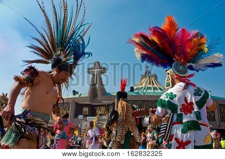 Day Of The Virgin Of Guadalupe In Mexico City
