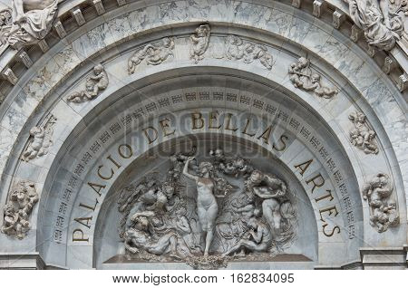 Sculptures On Bellas Artes (palace Of Fine Art), Mexico City, Mexico