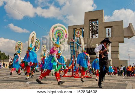Fiesta Patronal San Juan Diego Cuauhtlatoatzin In Mexico City