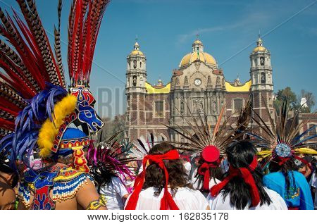 Day Of The Virgin Of Guadalupe In Mexico City