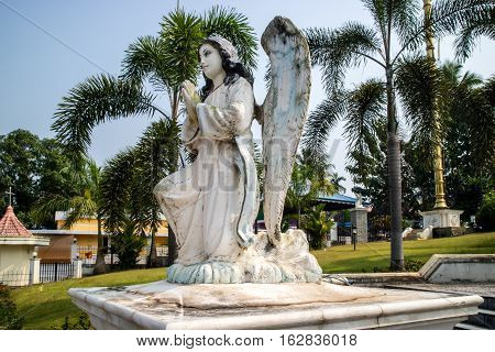 Gabriel archangel sculpture from Kerala in India