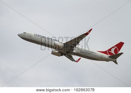 Airplane Takes Off