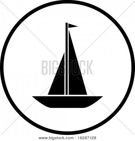 sejler skibet symbol