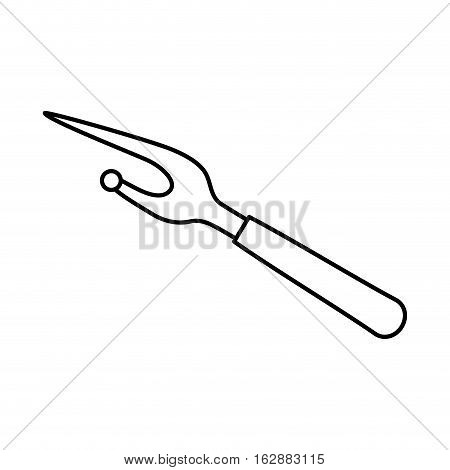 Isolated seam ripper icon vector illustration graphic design