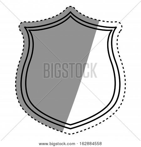 Badge shield emblem icon vector illustration graphic design