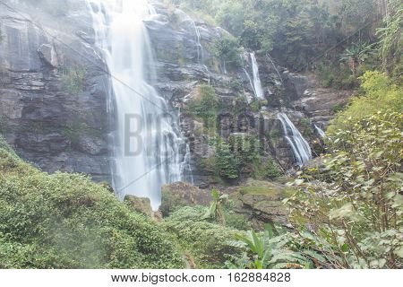 Wachirathan waterfall doi inthanon national park, Chomthong Chiang mai,Thailand