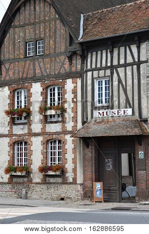 Neufchatel en Bray France - june 23 2016 : the Mathon Durand museum