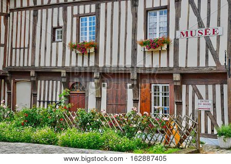 Neufchatel en Bray France - june 23 2016 : the Mathon Durand museum