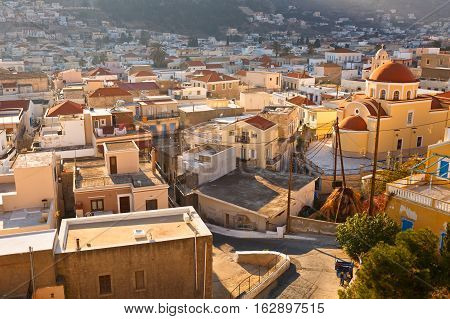 Kalymnos island in Dodecanse archipelago in eastern Aegean.